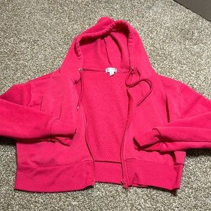 Pink cropped jacket